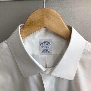 Brooks Brothers 17-33 Regent White Dress Shirt